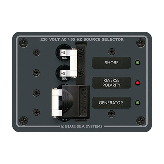 Blue Sea 8132 AC Toggle Source Selector (230V) - 2 Sources [8132]