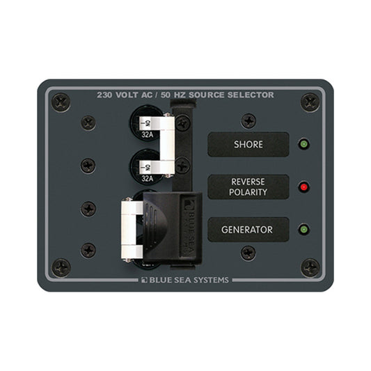 Blue Sea 8161 AC Toggle Source Selector (230V) - 2 Source [8161]