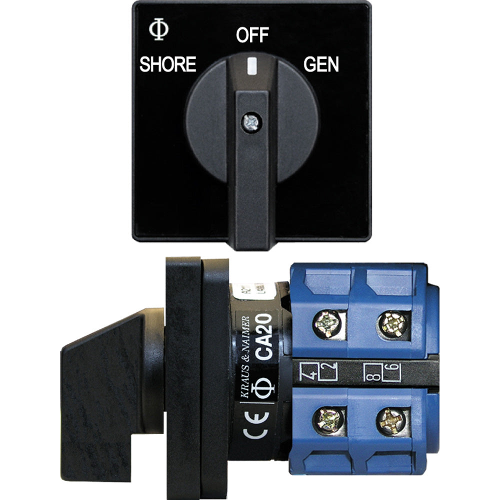 Blue Sea 9009 Switch, AC 120VAC 32A OFF +2 Position [9009]