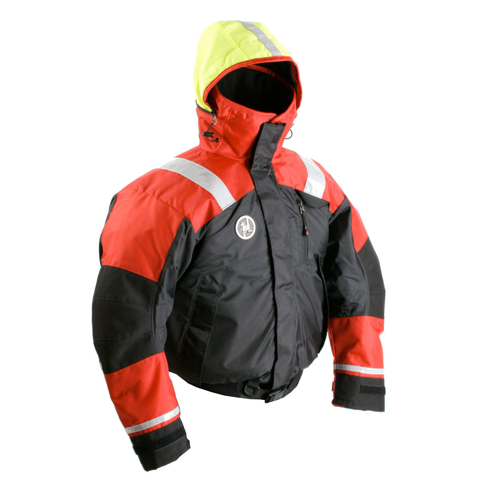 First Watch AB-1100 Flotation Bomber Jacket - Red/Black - Small [AB-1100-RB-S]