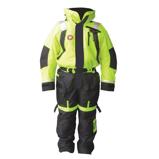 First Watch Anti-Exposure Suit - Hi-Vis Yellow/Black - Small [AS-1100-HV-S]