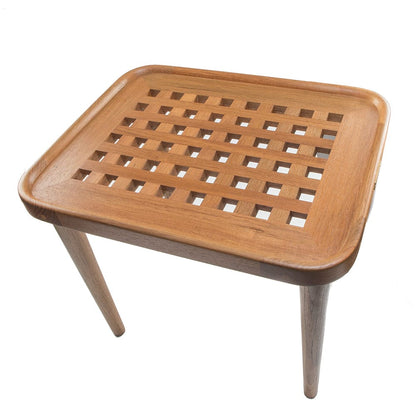 Whitecap Teak Cockpit Grate End Table [60020]