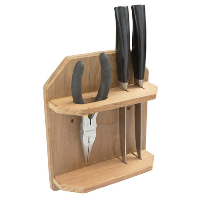 Whitecap Teak Knife & Plier Holder [60608]