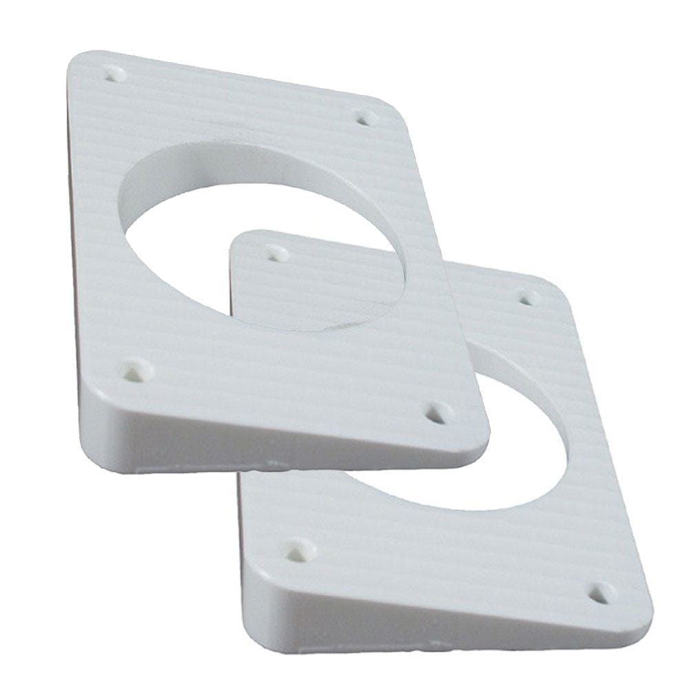 TACO Wedge Plates f/Grand Slam Outriggers - White [WP-150WHA-1]