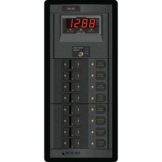 Blue Sea 1227 12V DC 8 Position w/Digital Meter [1227]