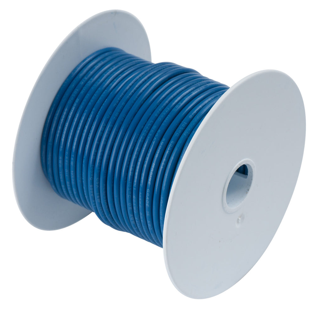 Ancor Dark Blue 18 AWG Tinned Copper Wire - 250' [100125]