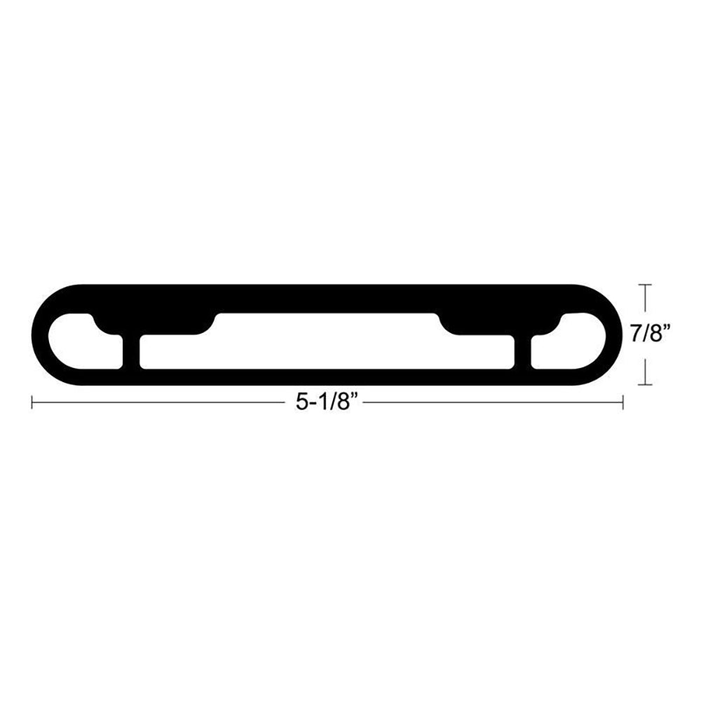 TACO T-Top Extrusion Plate Pre-Drilled f/Grand Slams - 30" - Pair [GSE-1939BSA30-C]