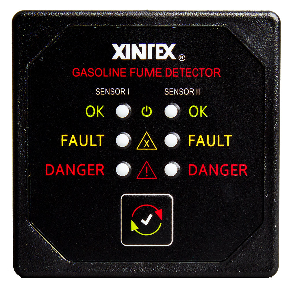 Xintex Gasoline Fume Detector w/2 Plastic Sensors - Black Bezel Display [G-2B-R]