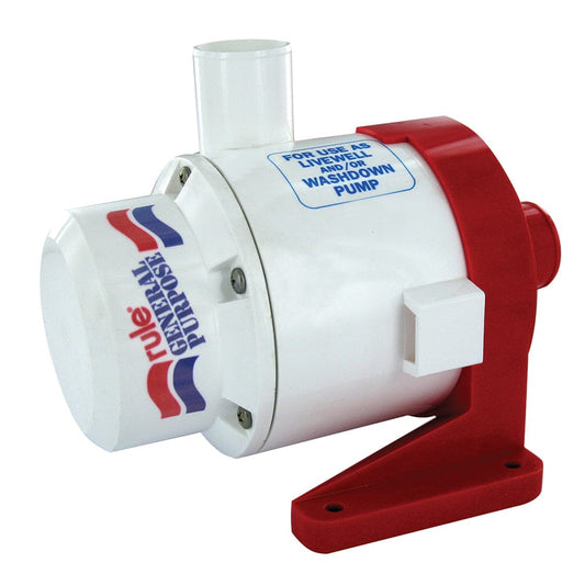 Rule 3700 GPH General Purpose End Suction Centrifugal Pump - 24V [18A]