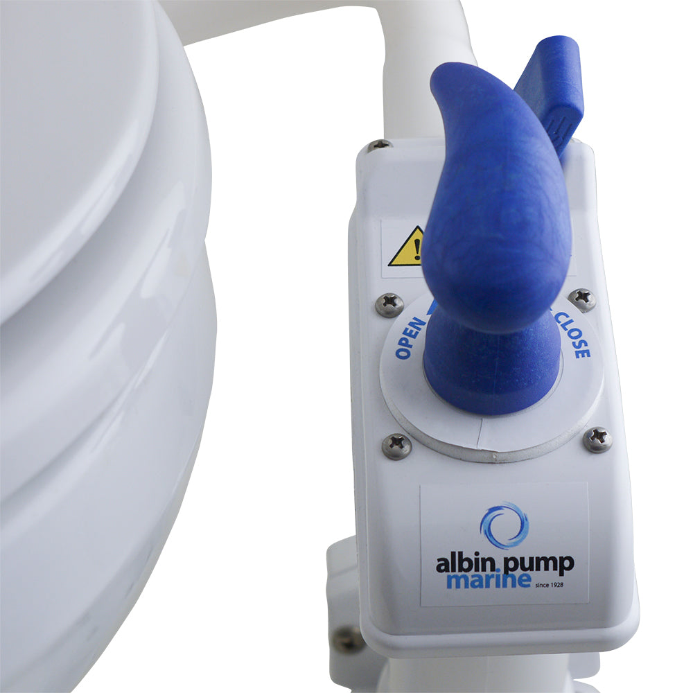 Albin Pump Marine Toilet Manual Compact Low [07-01-003]