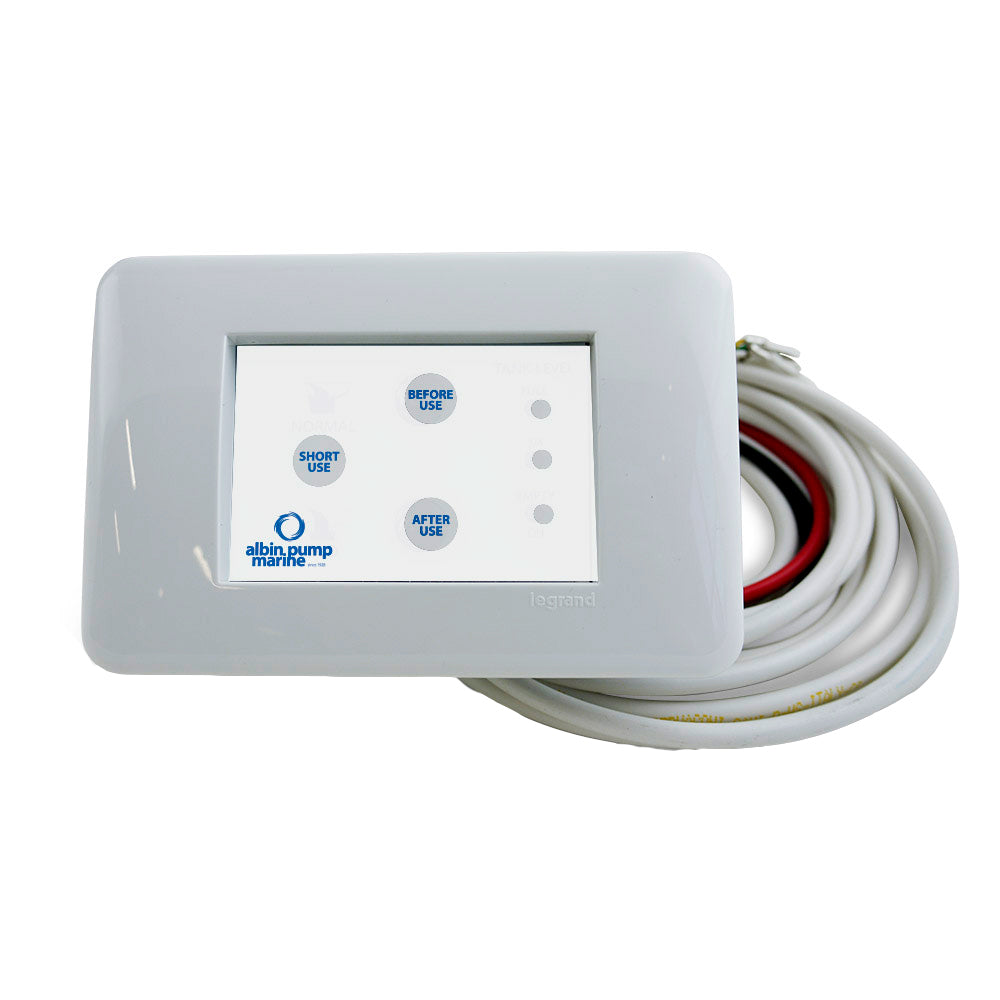 Albin Pump Marine Digital Control Panel Silent Electric Toilet [07-66-024]