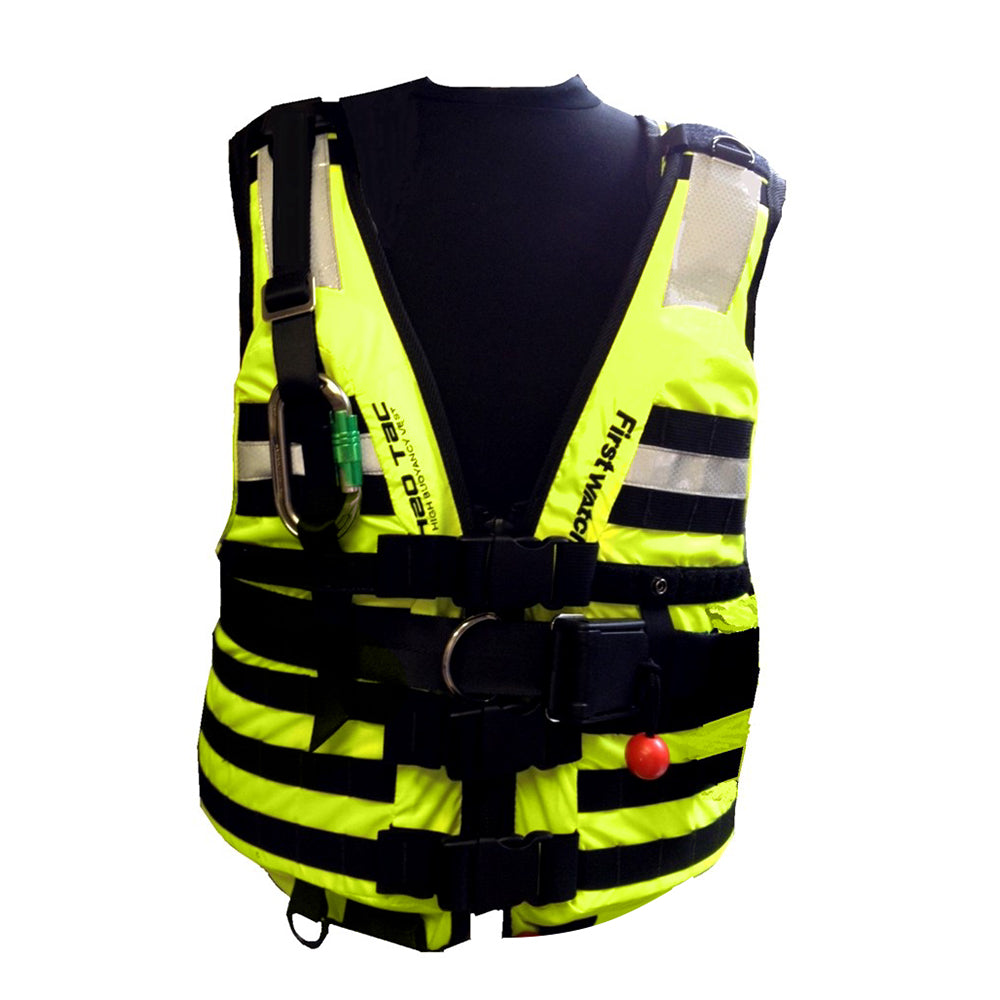 First Watch HBV-100 High Buoyancy Type V Rescue Vest - Medium-X-Large - Hi-Vis Yellow [HBV-100-HV-M-XL]