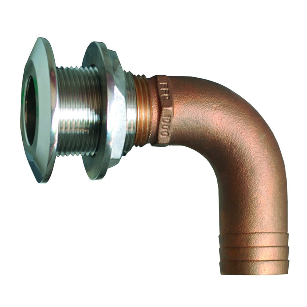 GROCO 2" 90 Degree Hose Thru-Hull Fitting [HTHC-2000-S]