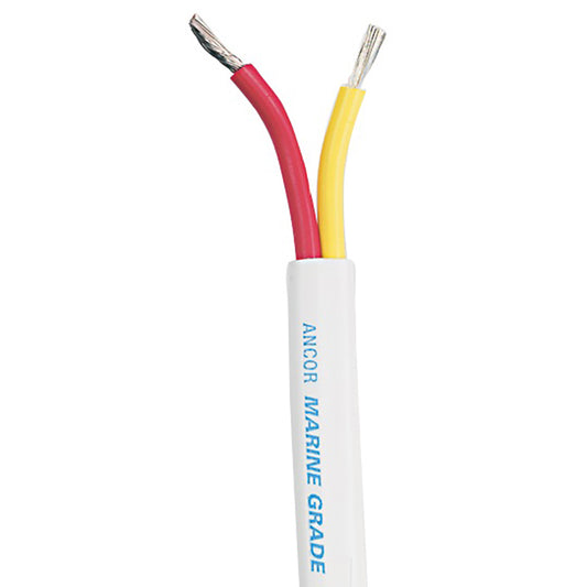 Ancor Safety Duplex Cable - 16/2 AWG - Red/Yellow - Flat - 25 [124702]