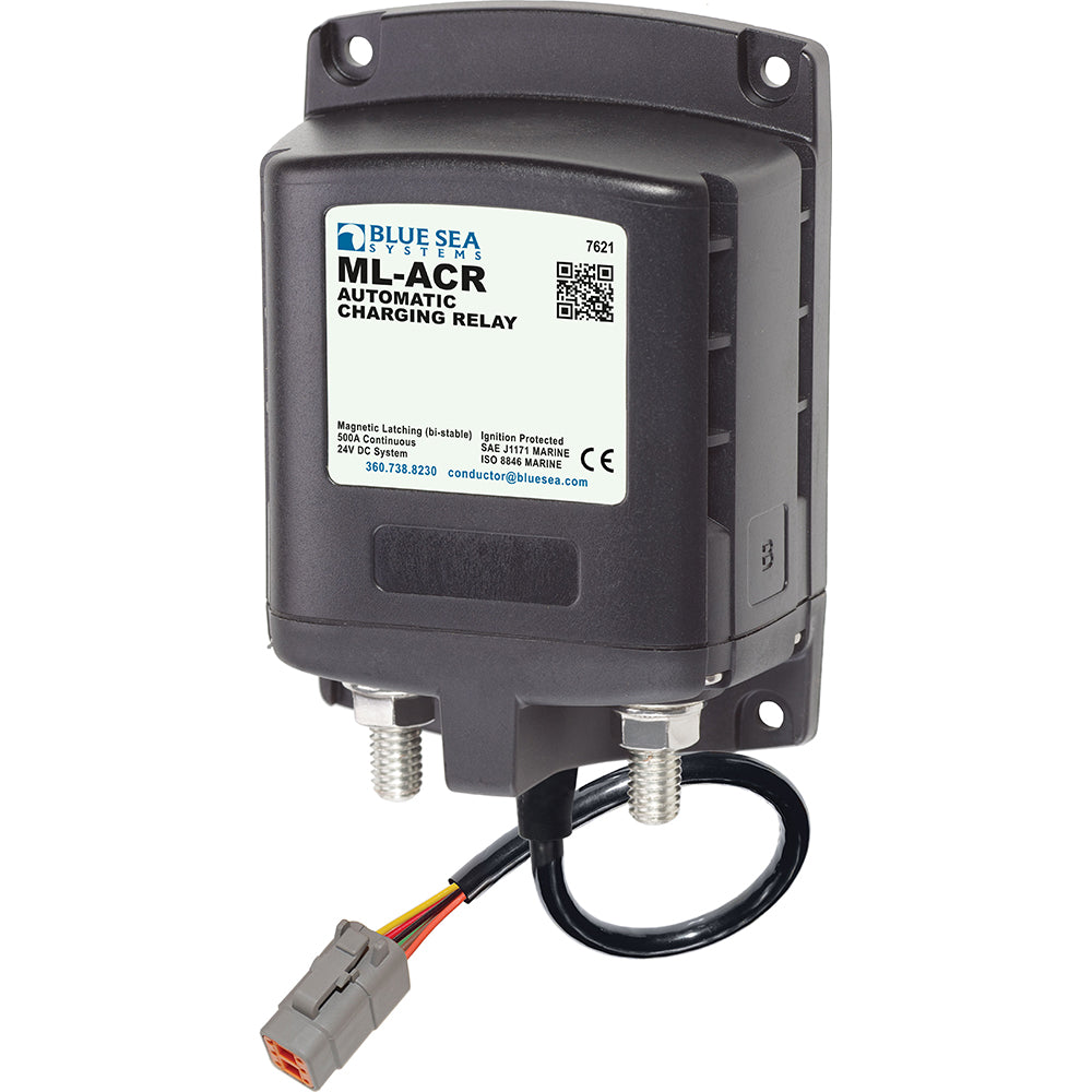 Blue Sea 7621100 ML ACR Charging Relay 24V 500A w/Deutsch Connector [7621100]