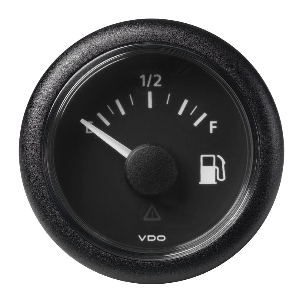 Veratron 52MM (2-1/16") ViewLine Fuel Level Gauge Empty-Full - 0-90 OHM - Black Dial  Round Bezel [A2C59514085]