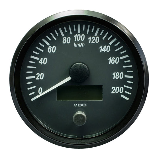 VDO SingleViu 100mm (4") Speedometer - 200 KM/H [A2C3832840030]