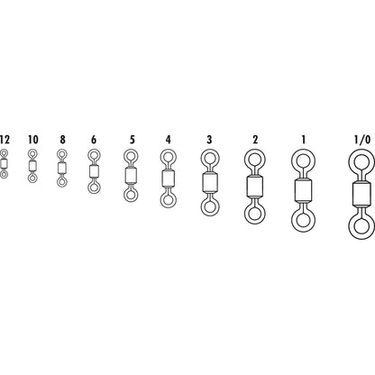 VMC SSRS Stainless Steel Rolling Swivel #3VP - 220lb Test *50-Pack [SSRS#3VP]