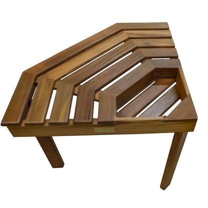 Whitecap Shower/Corner Stool - Teak [63106]