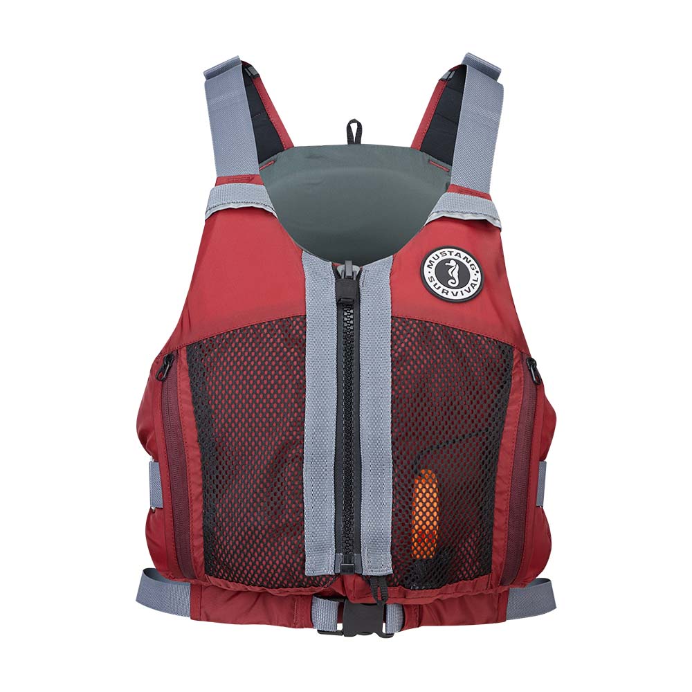 Mustang Womens Destiny Foam Vest - Merlot - Small/Medium [MV7050-860-S/M-216]