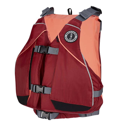 Mustang Womens Moxie Foam Vest - Merlot/Coral - X-Small/Small [MV807MMS-857-XS/S-253]