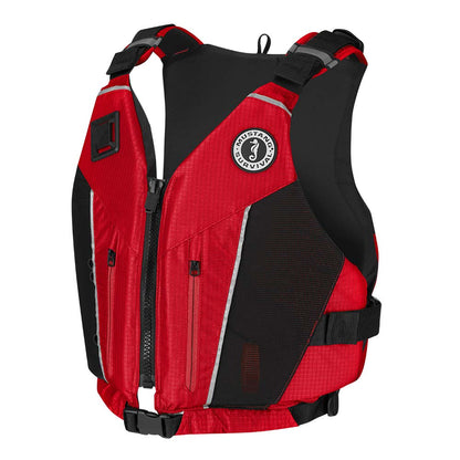 Mustang Java Foam Vest - Red/Black - X-Small/Small [MV7113-123-XS/S-216]