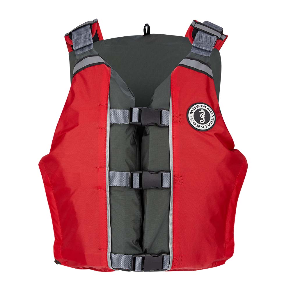 Mustang APF Foam Vest - Red/Grey [MV4111-861-0-216]