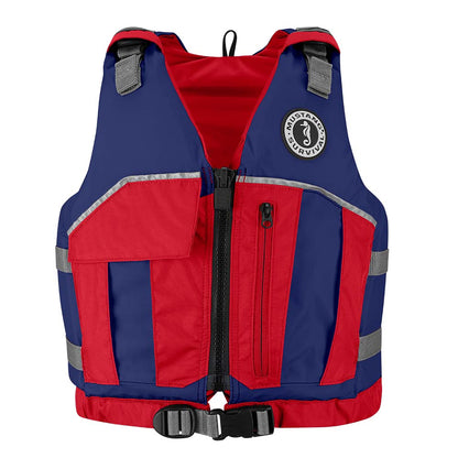 Mustang Youth Reflex Foam Vest - Navy/Red - 55-88lbs [MV7030-80-0-216]