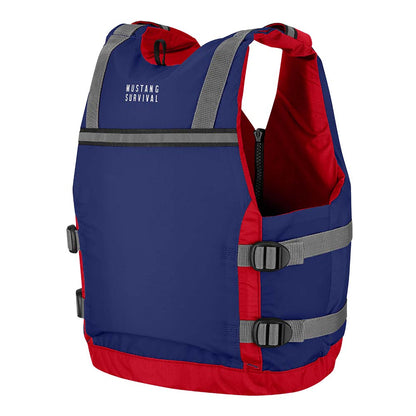 Mustang Youth Reflex Foam Vest - Navy/Red - 55-88lbs [MV7030-80-0-216]