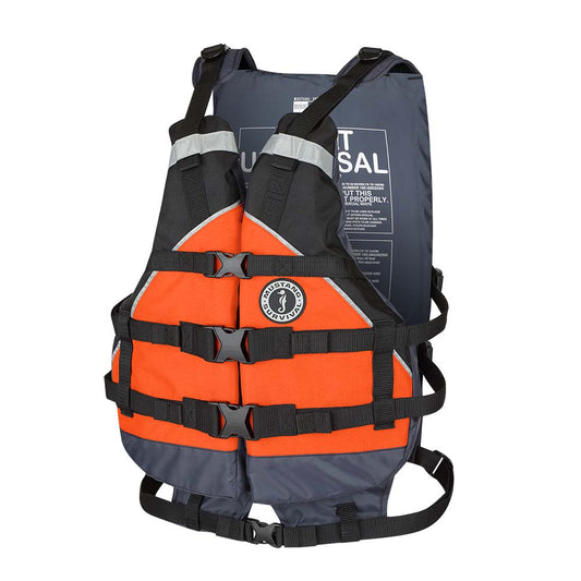 Mustang Youth Canyon V Foam Vest - Orange/Black - 50-90lbs [MV9070-33-0-253]