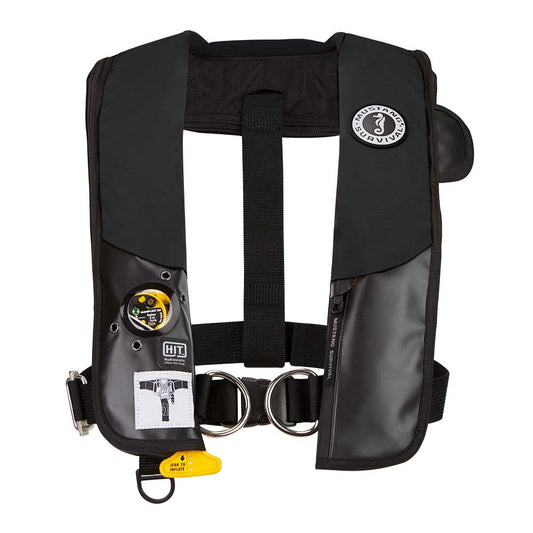 Mustang HIT Hydrostatic Inflatable Automatic PFD w/Harness - Black [MD318402-13-0-202]