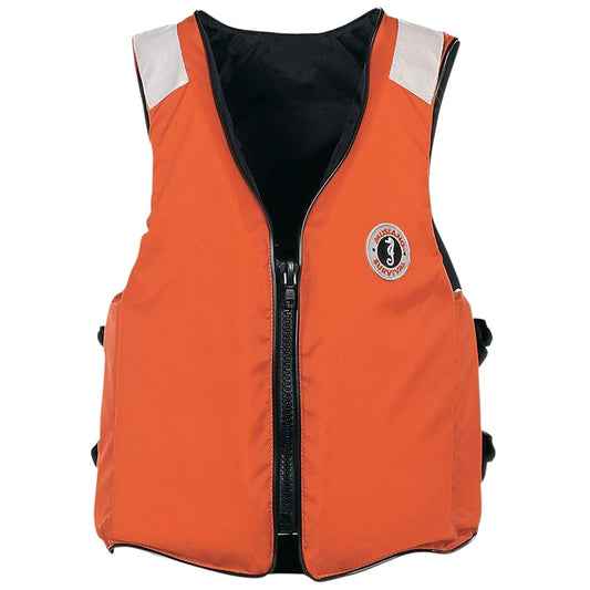 Mustang Classic Industrial Flotation Vest w/SOLAS Tape - Orange -XL [MV3196T2-2-XL-216]