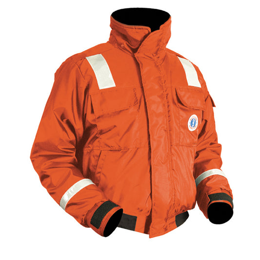 Mustang Classic Flotation Bomber Jacket w/SOLAS Tape - Orange - XXXL [MJ6214T1-2-XXXL-206]