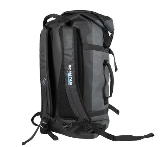 Ronstan Dry Roll Top - 55L Backpack - Black  Grey [RF4014]